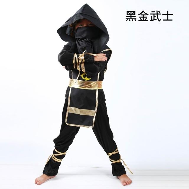 【橘魔法】日本忍者刺客連身套裝 附頭套 萬聖節服裝 兒童 男童 童裝 角色扮演 裝扮 表演 戲劇 cosplay