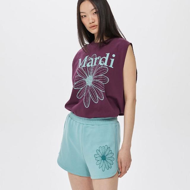 【MARDI MERCREDI】迷你棉質短褲 經典小雛菊 MINI SWEAT SHORTS FLOWER