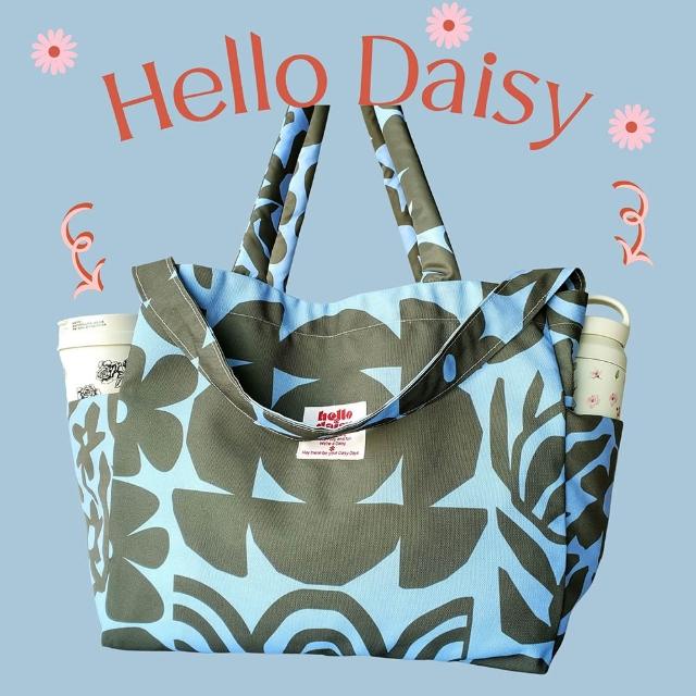 Hello Daisy 泰國大容量雙提把托特包 側背包 手提包(100%泰國設計直送)