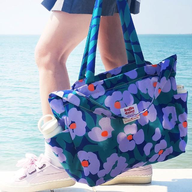 Hello Daisy 泰國大容量雙提把托特包 側背包 手提包(100%泰國設計直送)