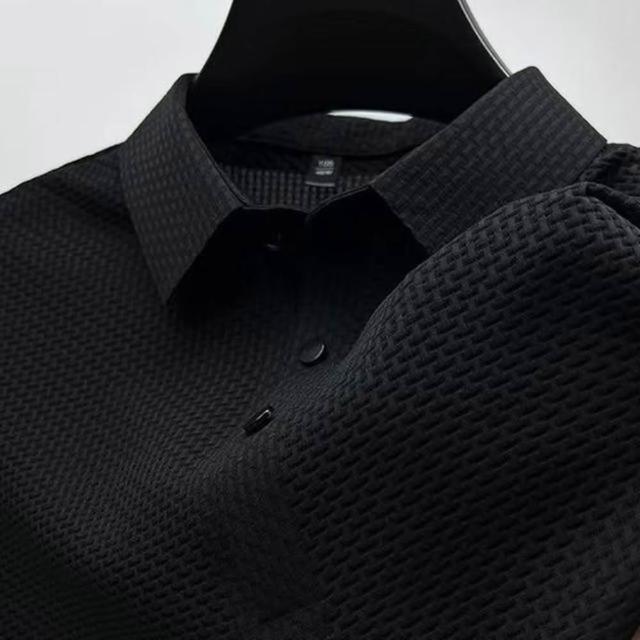 【巴黎精品】買一送一 現貨限搶 男POLO衫高爾夫球衫夏季冰絲涼感速乾短袖上衣(父親節送禮精選禮物b7a2)