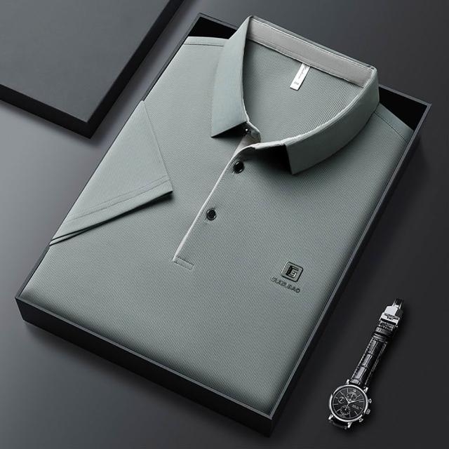 【巴黎精品】現貨+預購 男POLO衫高爾夫球衫夏季薄款冰絲涼感速乾短袖上衣(男裝吸濕排汗男襯衫3款b7a2)