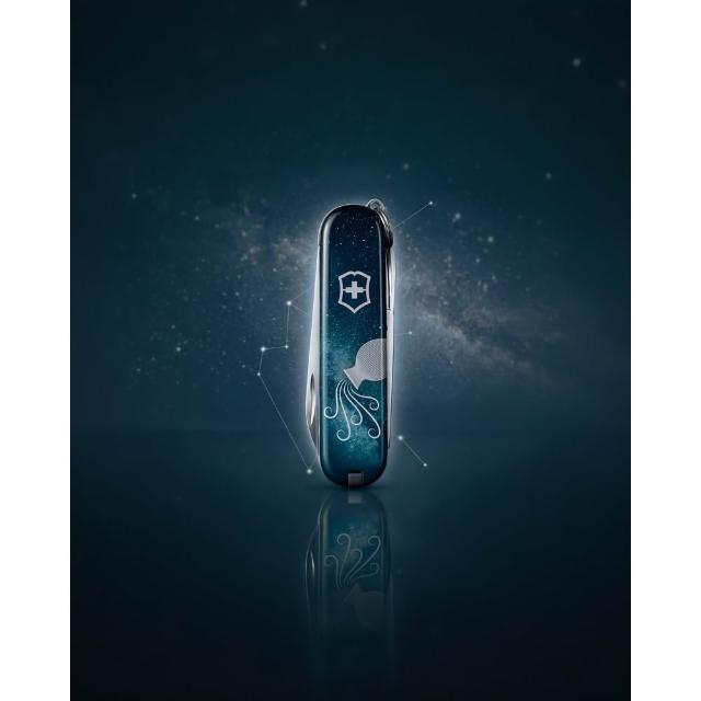 【VICTORINOX 瑞士維氏】瑞士刀 Classic SD 星座 58mm/7用 0.6223 多功能鑰匙圈