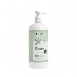 【Derma 丹麥德瑪】寶寶有機洗髮沐浴露 500ml