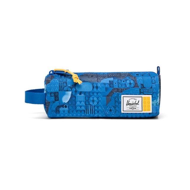【Herschel】官方直營 LEGO® 樂高聯名系列- Settlement 1L文具收納筆袋藍色