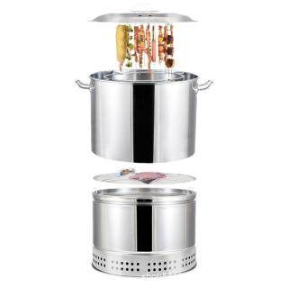 【MOOG 沐格】不鏽鋼商用桶仔雞爐 大爐體吊掛烤爐 烤雞烤鴨烤羊腿燒烤爐 吊爐烤肉爐