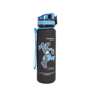 【IMPACT 怡寶】寶可夢路卡利歐Tritan水壺/水杯/水瓶(500ML) 附提繩-黑藍 IMPKMB08RB