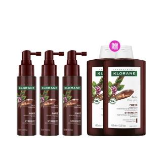 【KLORANE 蔻蘿蘭】官方直營 植萃養髮強韌精華液100ml(升級版)3入組