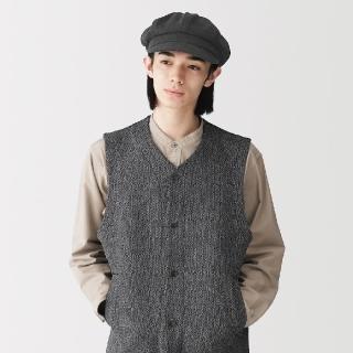 【MUJI 無印良品】裏毛南瓜帽(56.5-59cm)