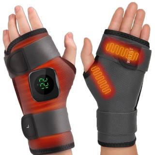 【KORX】智能電熱護腕按摩器 三檔控溫熱敷 手腕保暖護具 磁吸智控 分區環繞加熱
