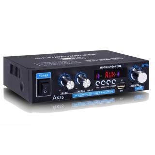 【諾必行】AK35數字擴大機 藍牙U盤兩聲道收音機 車載家用擴大機
