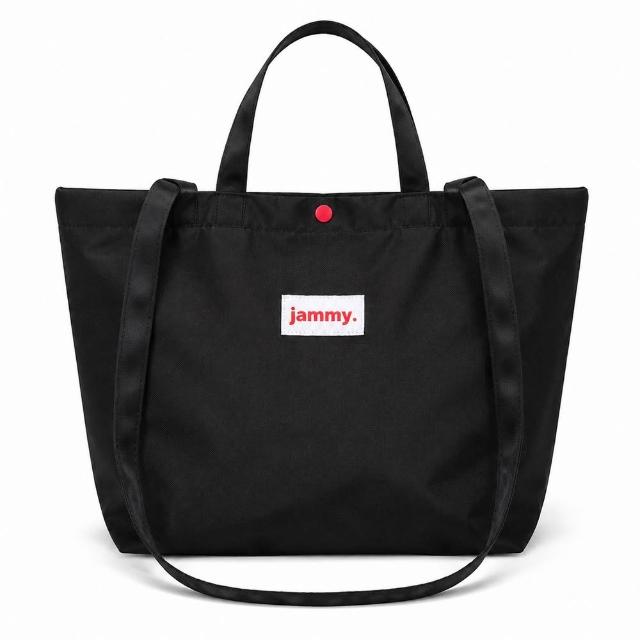 【jammyfinger】LON-T韓國製托特色票包 韓國製尼龍托特包 2WAY手提肩背包 水壺隔層手提肩背通勤包