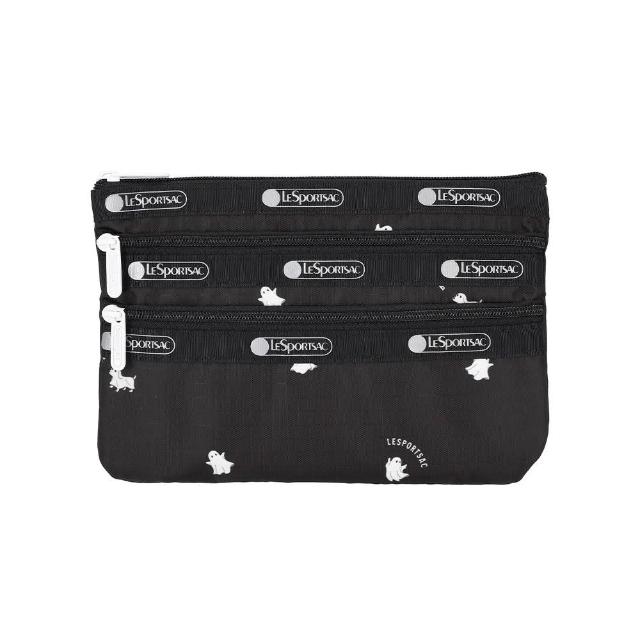 【Lesportsac】2026秋季新品 3-Zip Cosmetic 三層拉鍊化妝包(7158)