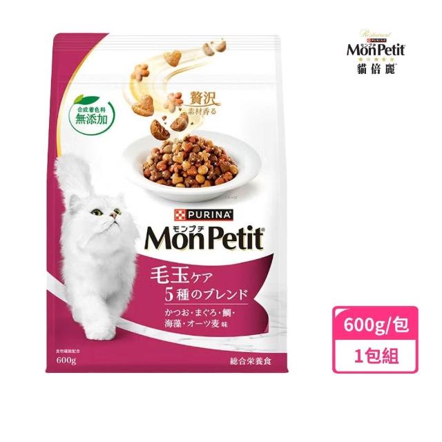 【MonPetit 貓倍麗】珍選餐盒12入＋成貓乾糧600G