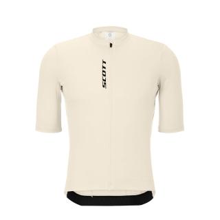 【SCOTT】Pro Training 男性短袖車衣|棉白 (S-XL) 自行車衣 單車上衣