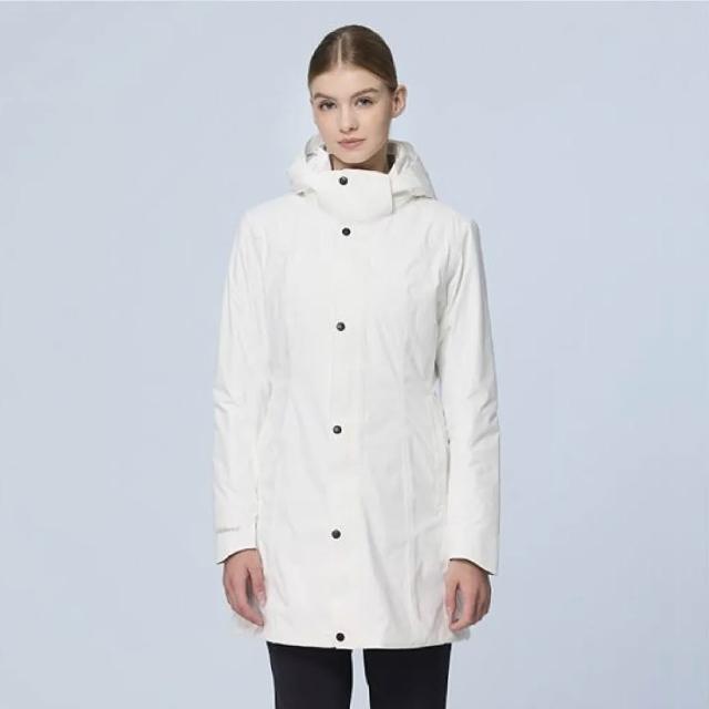 【Wildland 荒野】男女 PR棉輕量極暖防水長版外套