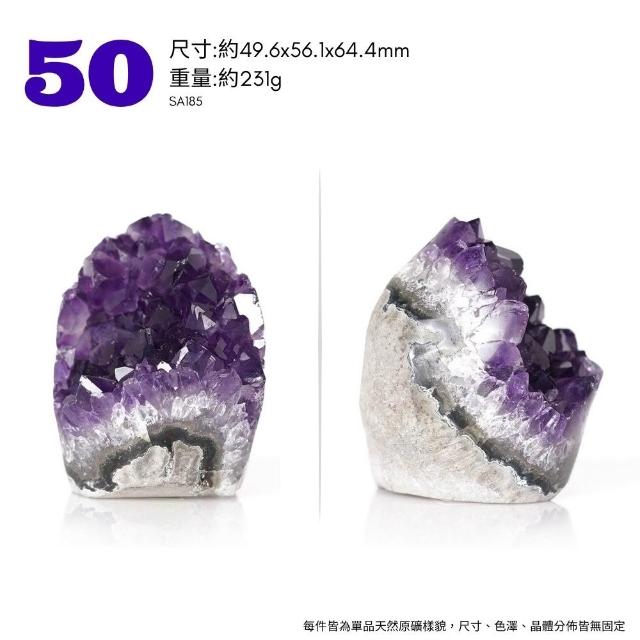 【正佳珠寶】紫水晶 高品烏拉圭紫晶簇 原礦切座擺件｜ 一物一款式多選
