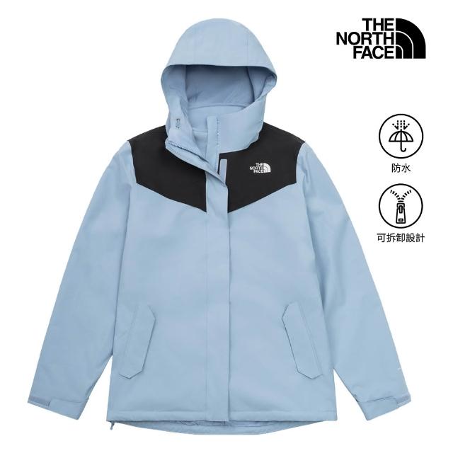 【The North Face】線上獨家款｜男女款防水抓絨內裡DRYVENT三合一外套 (多款任選)