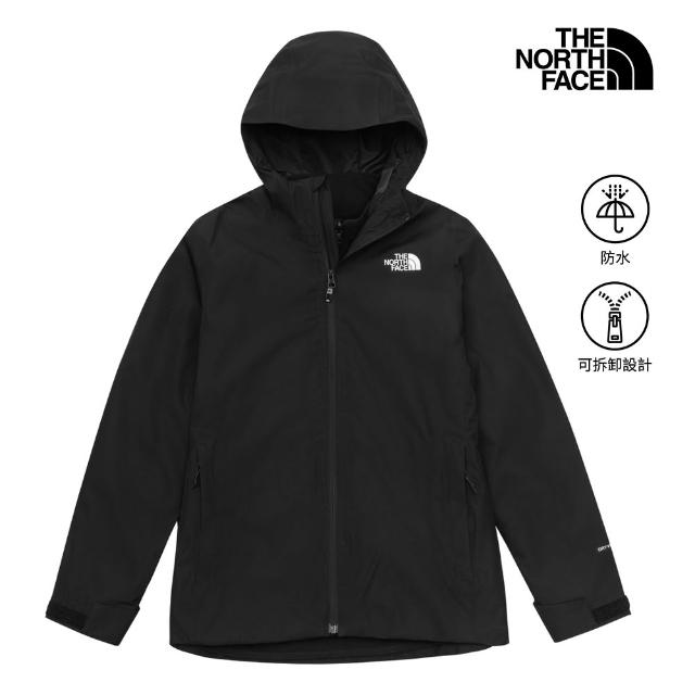 【The North Face】線上獨家款｜男女款防水抓絨內裡DRYVENT三合一外套 (多款任選)