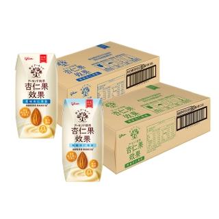 【Glico 格力高】官方直營 杏仁果效果-無糖/原味 杏仁果飲(200mlX24入)