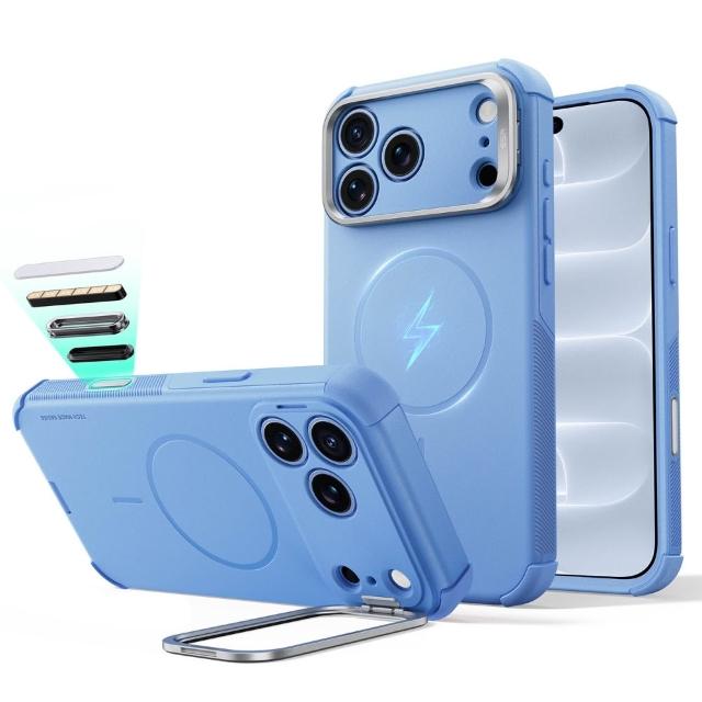 【ESR 億色】iPhone 18 系列 磁吸鐵甲系列按鍵款 鏡頭支架 手機保護殼(iPhone 18 Pro)