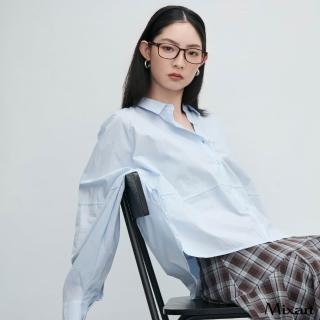 【Mixart】襯衫 自在序章 落輪廓鬆弛感襯衫(共兩色)