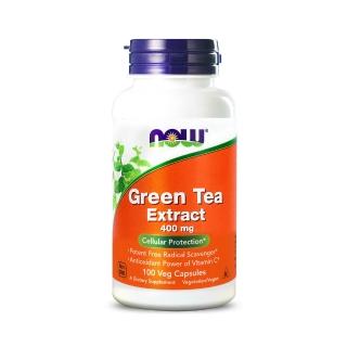 【NOW 健而婷】綠茶+C植物膠囊食品 (100顆/瓶)