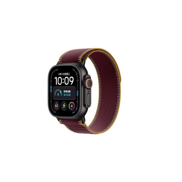 【Apple】Apple Watch Ultra 4 GPS+Cellular 49mm(鈦金屬錶殼搭配越野錶環)