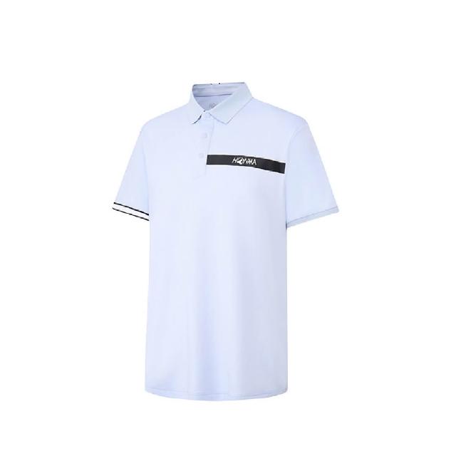 【HONMA 本間高爾夫】男款透氣短袖polo衫 2026春夏款 日本高爾夫專業品牌(M-2XL 藍色 HMMX707R101)