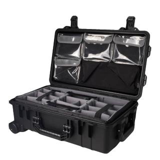【Vidafun】V22 防水耐撞提把拉桿收納氣密箱 登機箱 防護收納套組-透明收納袋組合(加贈原廠行李束帶)