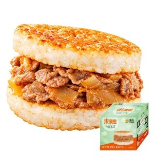 【美式賣場】喜生 冷凍洋蔥牛肉米漢堡(170公克 X 12入/盒)